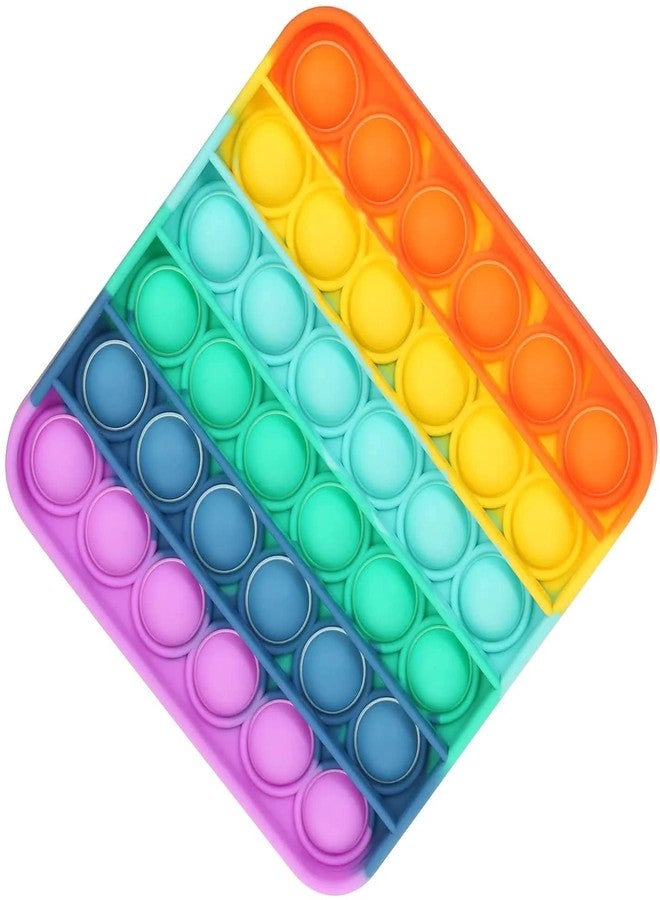ZILLOQUIL Combo Pop Bubble, Fidget Popping Sounds Toy, Silicone Material, Relief Items Push Bubbles Toy for Autism Stress Reliever, Sensory Toy (Heart+Square Popit) - Image 2